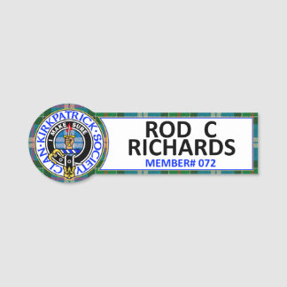 CKS Name Badge for ROD C RICHARDS Namensschild