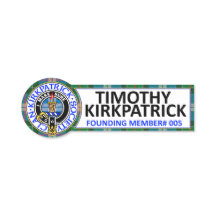 CKS NAMENSSCHILD - #005 Timothy Kirkpatrick
