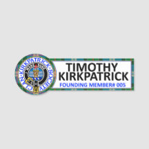 CKS NAMENSSCHILD - #005 Timothy Kirkpatrick