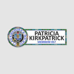 CKS NAMENSSCHILD - #057 Patricia Kirkpatrick