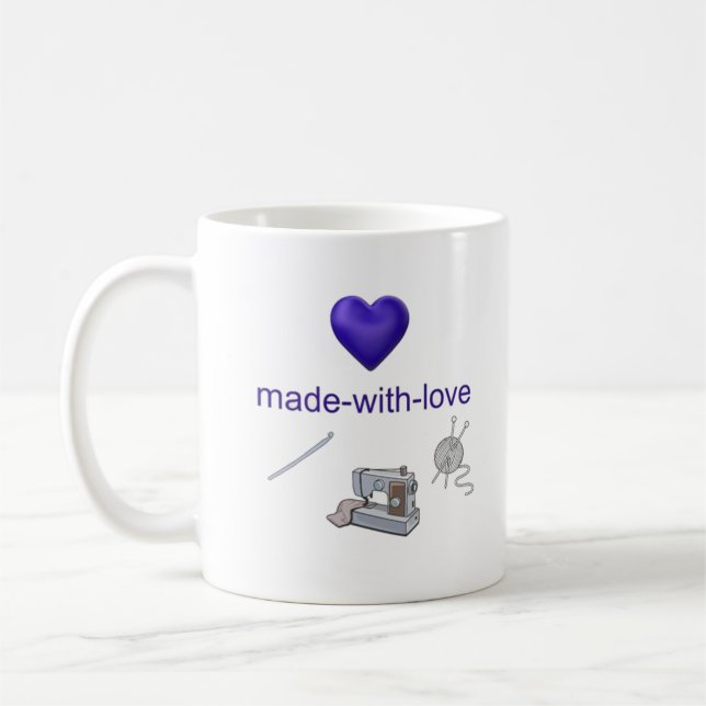 CKSD fait avec amour et logo Mug (Gauche)