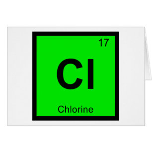 Cl - Chemische Chemische Periodic Table Symbol