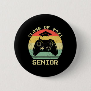 CL of 2021 Niedlich Abschluss Gift Video Game Game Button
