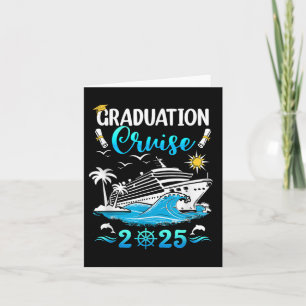 Cl of 2025 Abschluss Cruise Senior Graduates Vaca Karte