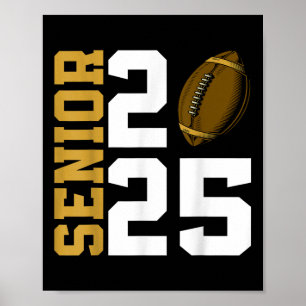 CL of 2025 Abschluss Senior Football Player Boys Poster