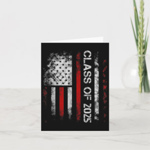 Cl of 2025 American Flag USA Abschluss für ihn e Karte