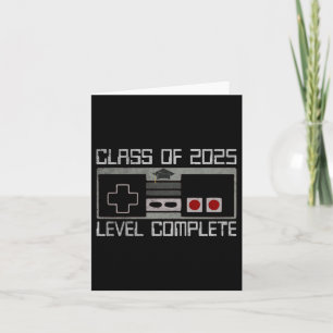 CL of 2025 Level Complete Video Gamer Senior Gradu Karte