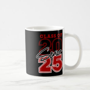 Cl of 2025 Senior - 2025 Abschluss Red Kaffeetasse
