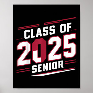 Cl of 2025 Senior Abschluss Family Cl High School Poster