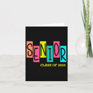 CL of 2025 Senior School Abschluss Graduate Grad Karte