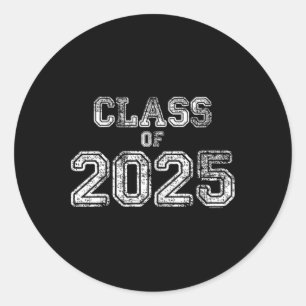 CL of 2025 Shirt Senior 2025 Abschluss Geschenk ih Runder Aufkleber