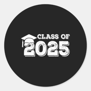 Cl of 2025 Shirt Senior Abschluss 2025 Runder Aufkleber