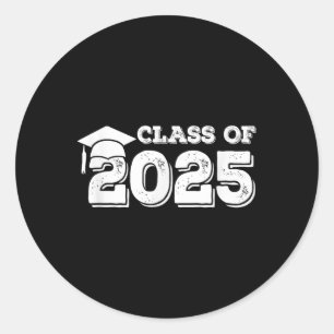 Cl of 2025 Shirt Senior Abschluss 2025 Runder Aufkleber
