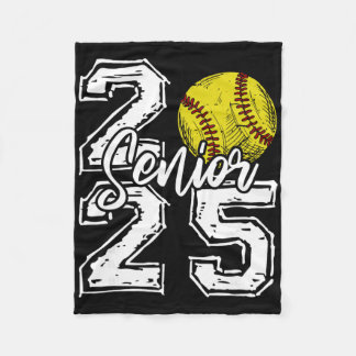 Cl Of 2025 Softll Senior 2025 Ck To School Funny  Fleecedecke
