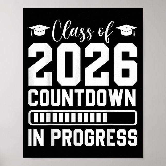 CL of 2026 Countdown in Progress Senior Graduate Poster (Vorne)