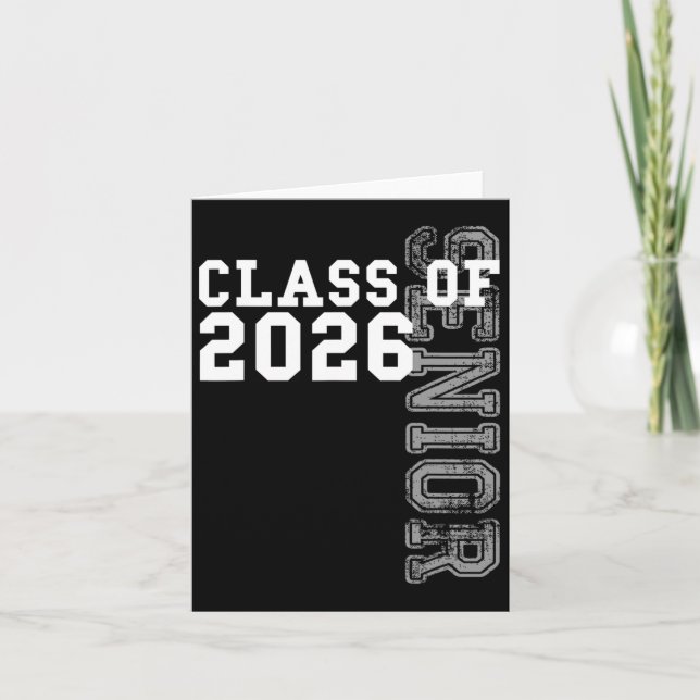 CL of 2026 Senior 2026 Abschluss 2025 Student Kid Karte (Vorderseite)