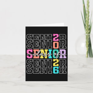 CL of 2026 Senior 2026 Abschluss Student Men Wome Karte