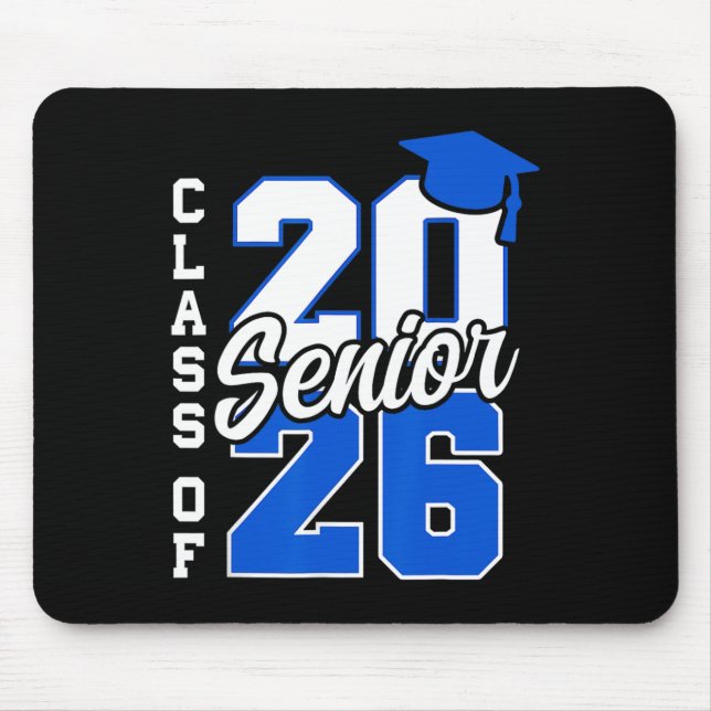 Cl Of 2026 Senior 2026 Back To School 2025 Graduat Mousepad (Vorne)