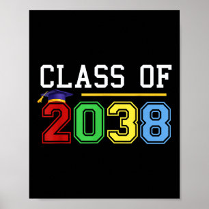 Cl of 2038 Abschluss Spaß akademischer Art Poster