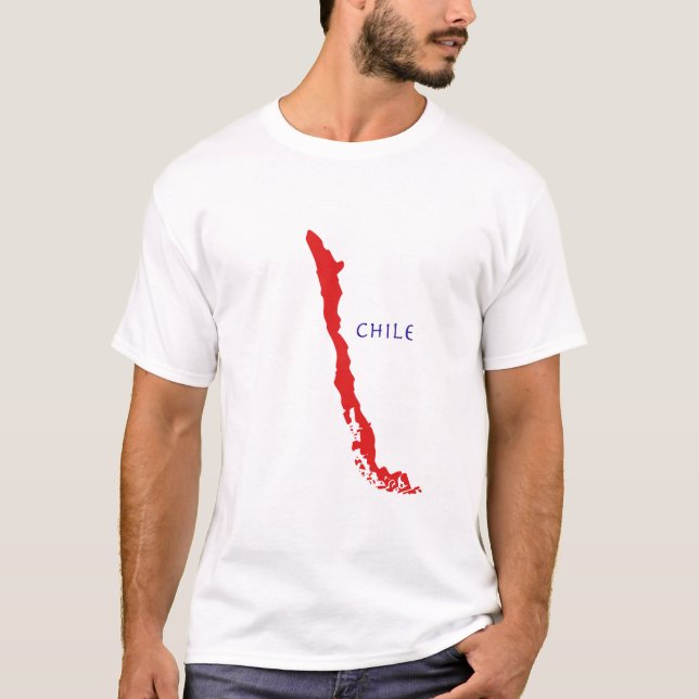CL - Polera Chile Mapa T-Shirt (Vorderseite)