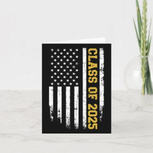 Cl von 2025 Abschluss Vintage Flagge der USA Karte