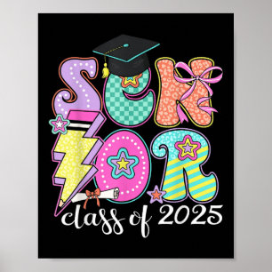 Cl von 2025 Coquette Senior 2025 Abschluss zurück Poster