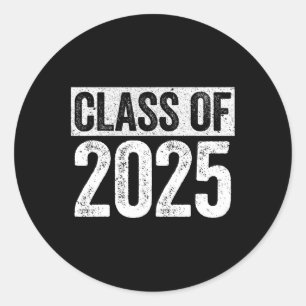 Cl von 2025 Shirt Senior 2025 Abschluss Runder Aufkleber