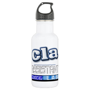 CLA-LOGO - HILFE FÜR DAS KLINISCHE LABOR EDELSTAHLFLASCHE