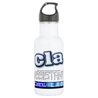 CLA-LOGO - HILFE FÜR DAS KLINISCHE LABOR EDELSTAHLFLASCHE