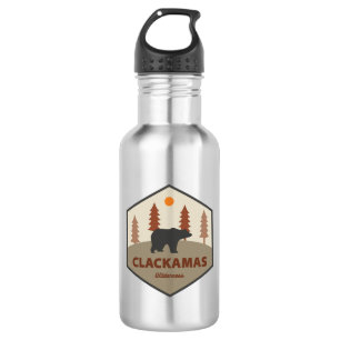 Clackamas Wilderness Oregon Bär Edelstahlflasche