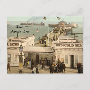 Clacton-on-Sea Pier I, Essex, England Postkarte
