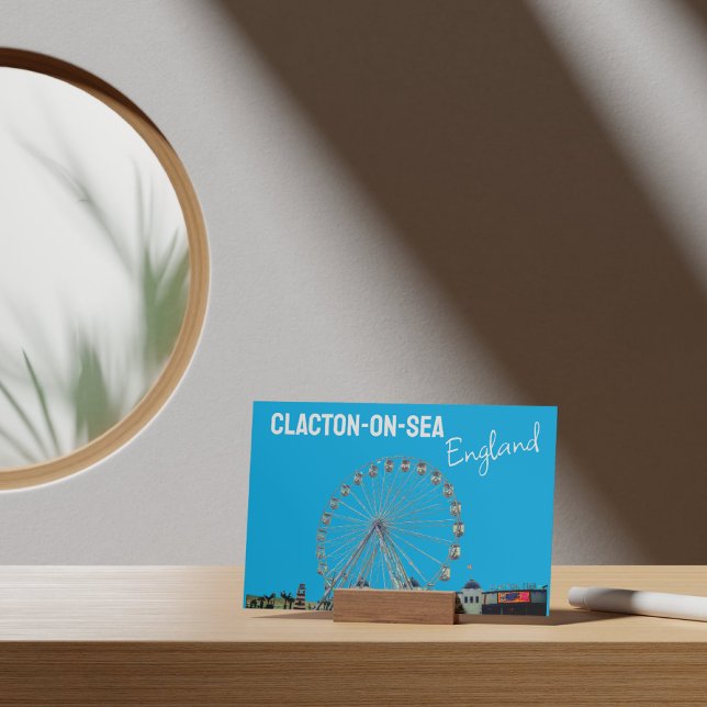 Clacton Pier - Clacton-on-Sea, England Postkarte (Clacton Pier Postcards)