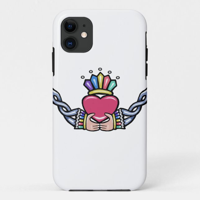 Claddagh #1B mit Trinity Case-Mate iPhone Hülle (Rückseite)