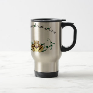 Claddagh/Claddaugh Reisebecher