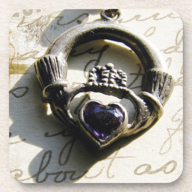 Claddagh Getränkeuntersetzer (Vorderseite)