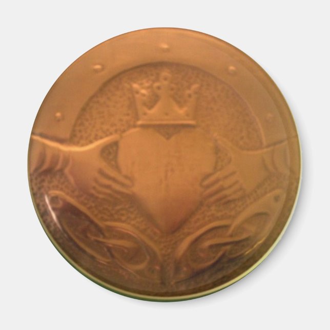 Claddagh Liebe_Loyalität_Freundschaft Magnet (Vorne)