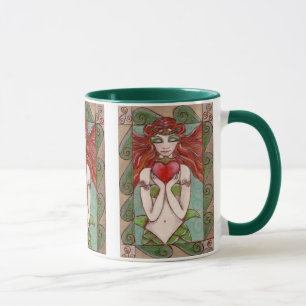 claddagh Meerjungfrau-Kaffee-Tasse Tasse