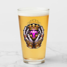 Claddagh Pint Glass Glas