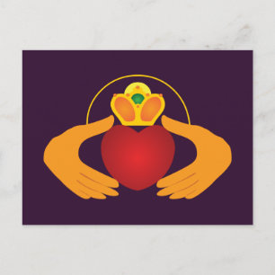 Claddagh Postkarte