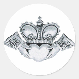 Claddagh Wedding Einladungen Umschlag Aufkleber