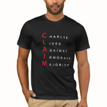 CLAIM, Black Tee, Republik, Rot, Debatte, religiös