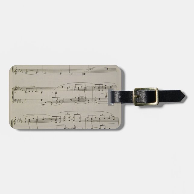 Clair de Lune Gepäckanhänger (Vorderseite horizontal)