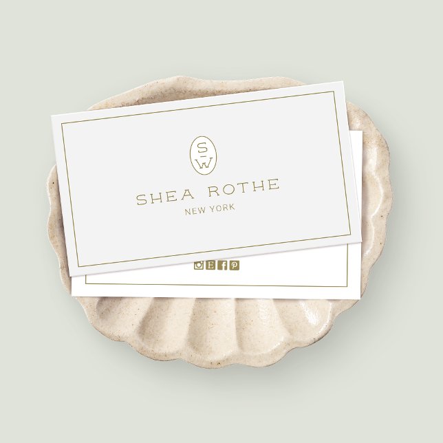 Clair Gris Professionnel Moderne Deux Lettres Mono (Créateur téléchargé)