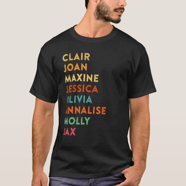 Clair Joan Maxine Jessica Olivia Annalisation Moll T-Shirt (Vorderseite)