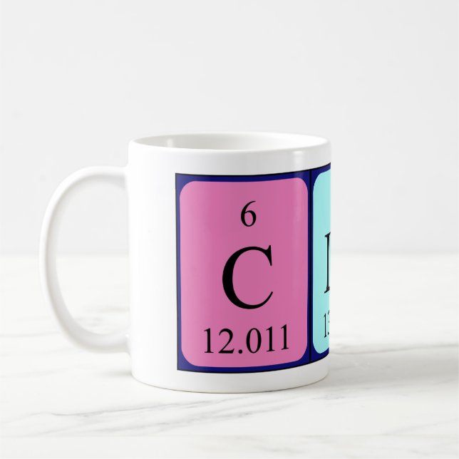 Clair Periodenname Tasse (Links)