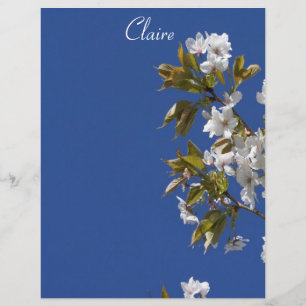 Claire Blossom Letterhead