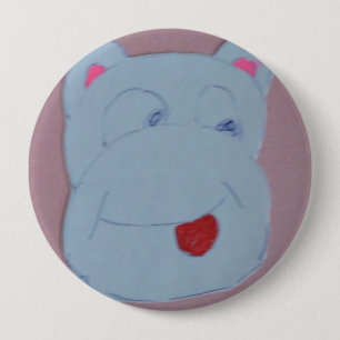 Claire Giant, 10,2 cm (4") Rundliches Abzeichen Button