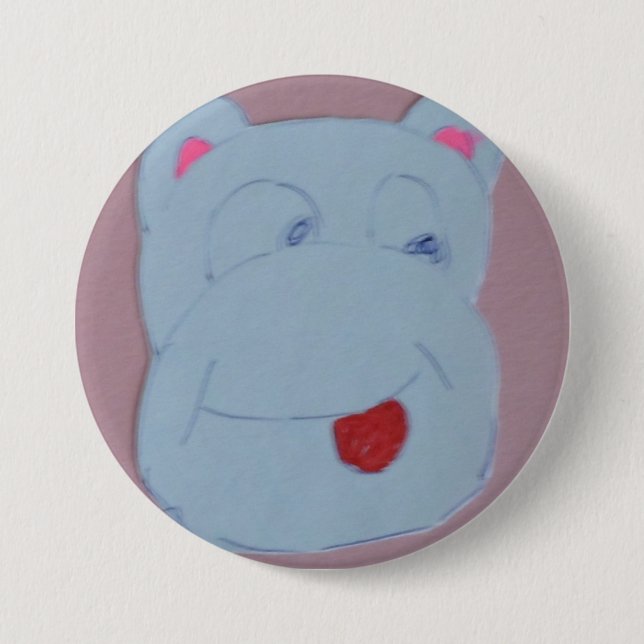 Claire Large, 7,6 cm (3") Runder Abzeichen Button (Vorderseite)