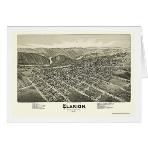 Clairon, carte panoramique de PA - 1896