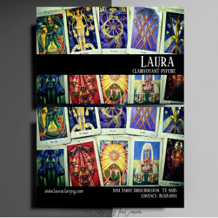 Clairvoyant Psychic Green Visitenkarte